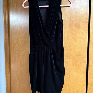 RACHEL Rachel Roy Black velvet Mini Dress